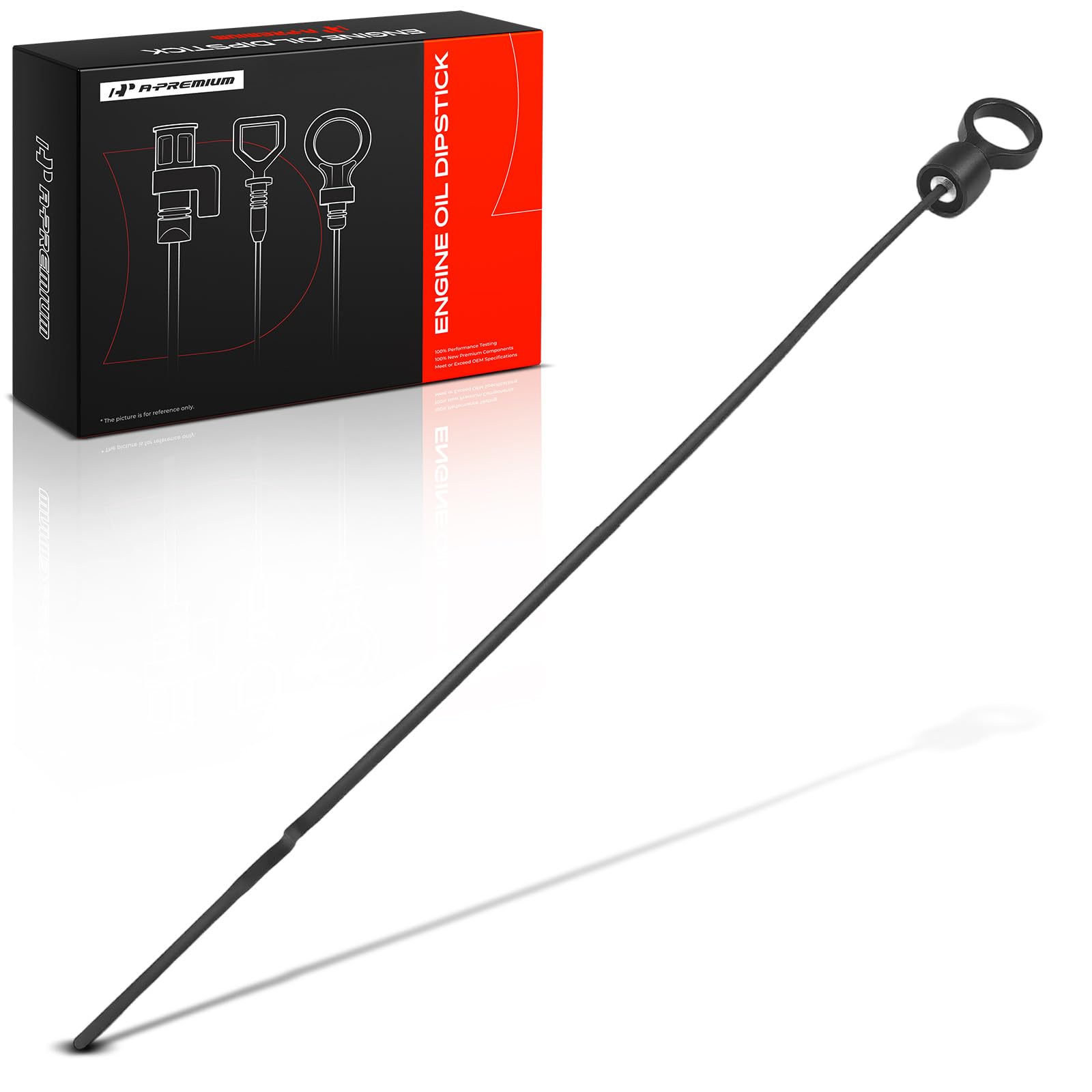 A-Premium 3.1L 3.5L 3.9L 5.3L Transmission Dipstick Compatible with Chevrolet Impala 2006-2011, Monte Carlo 2006-2007 & Buick Century 2005, Transmission Oil Measuring Rod Dip Stick