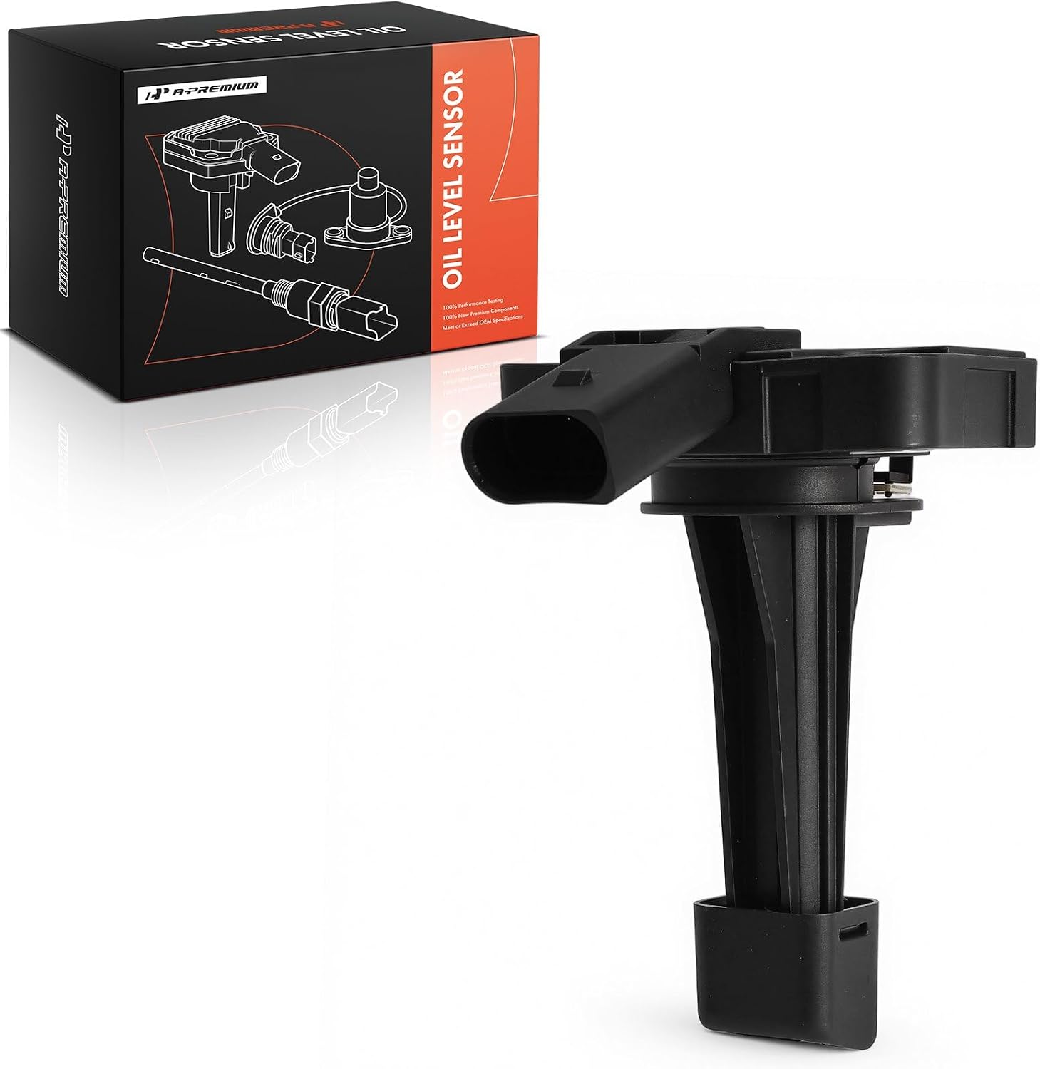 A-Premium Engine Oil Level Sensor Compatible with Porsche Cayenne 2011-2018, Panamera 2010-2016