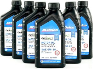 ACDelco 10-9322 19432331 dexos1 GEN 3 Full Synthetic 0W-20 Motor Oil - Best Engine Oil for 6.2 Denali