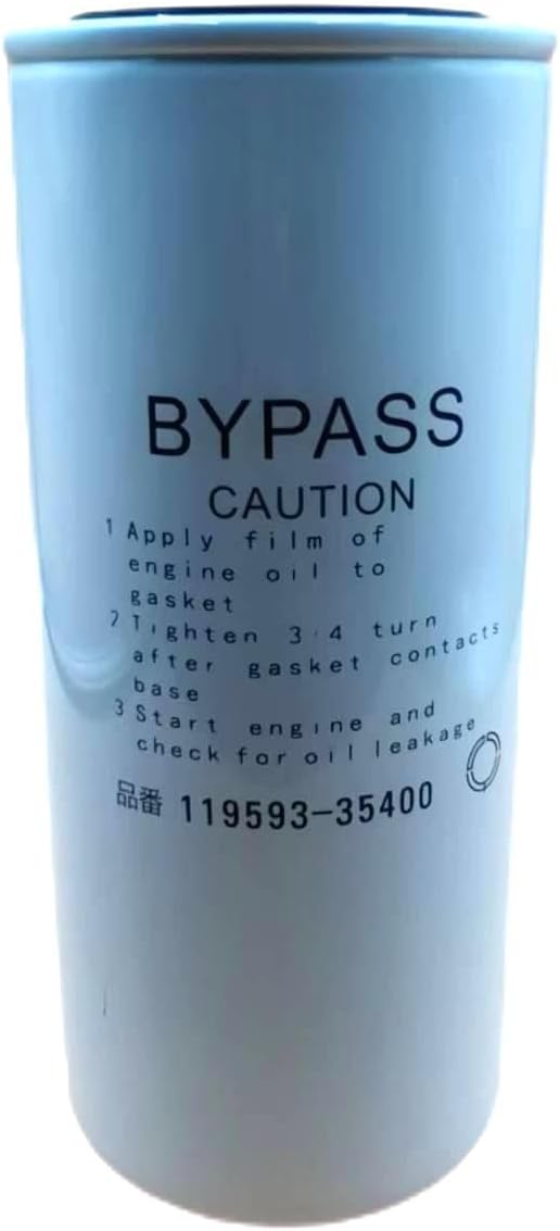 BANGTE By-Pass Oil Filter 119593-35400 Compatible with Yanmar 6LY2 6LY3 Marine Diesel Engine Spin On #119593-35100-12