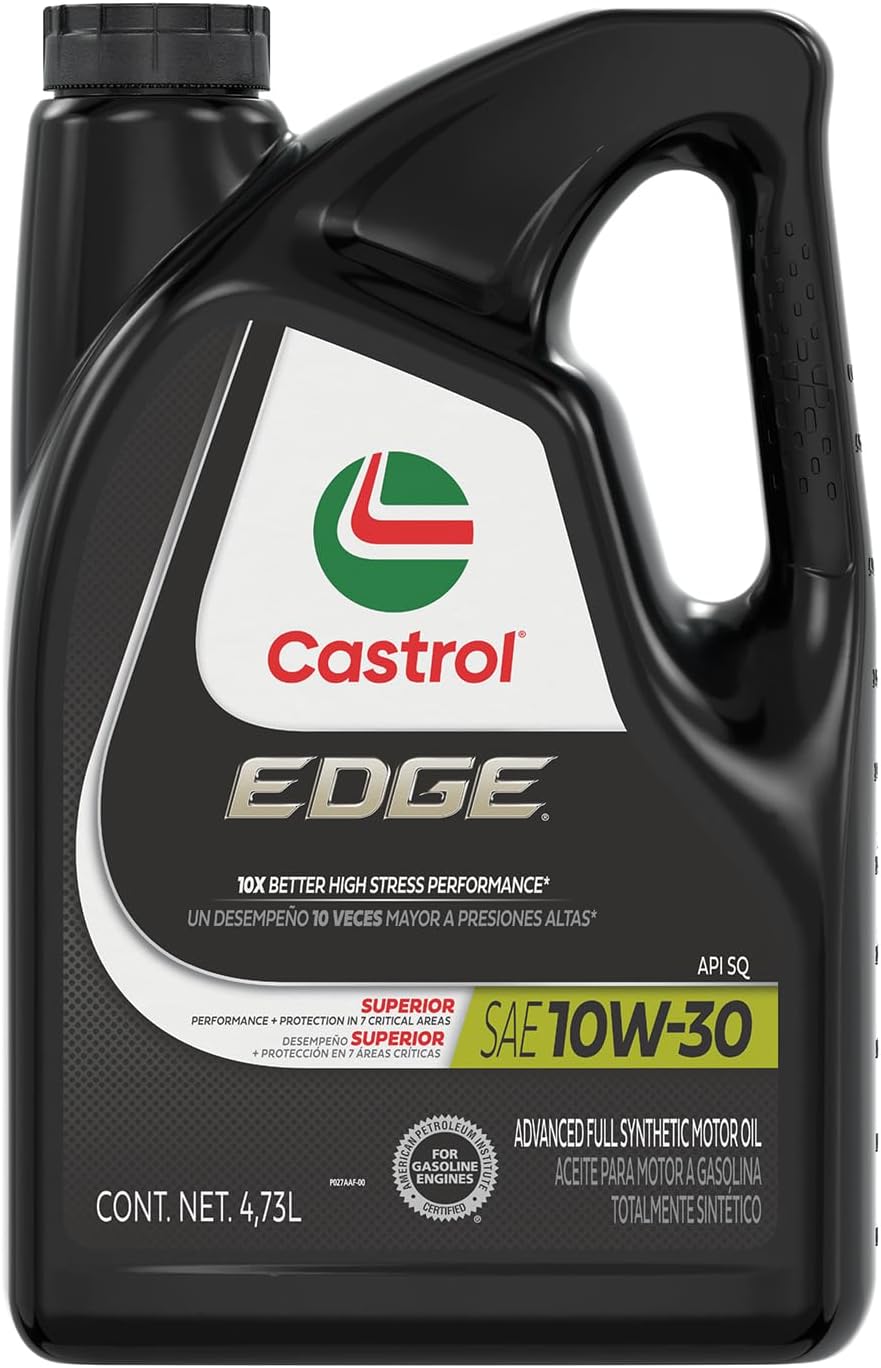 Castrol EDGE 10W-30 Advanced Full Synthetic Motor Oil, 5 Quarts