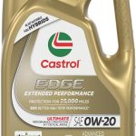 Castrol EDGE Extended Performance 0W-20 Advanced Full Synthetic Motor Oil 5 Quart, Best Engine Oil for Lexus RX 350