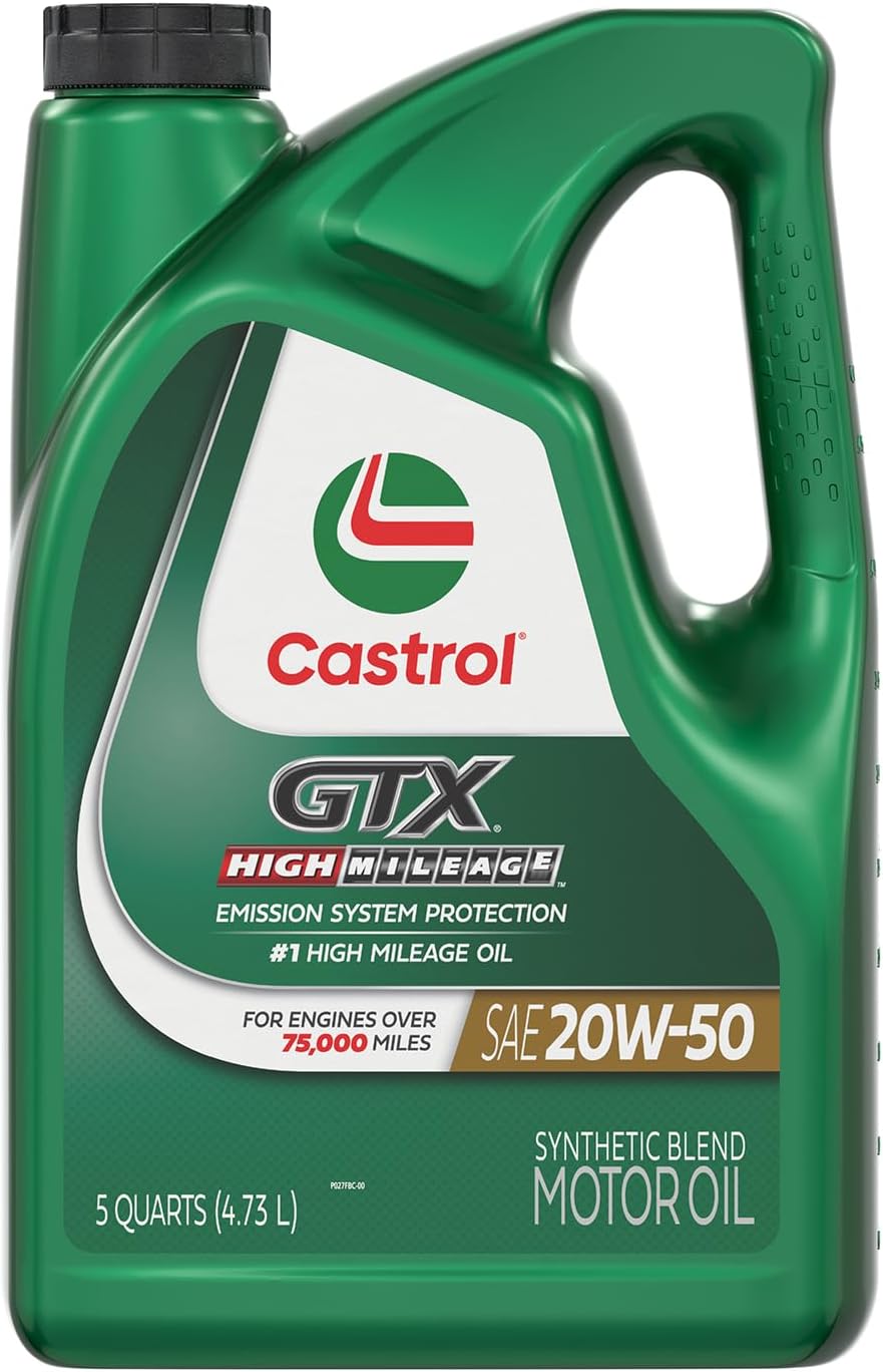 Castrol GTX High Mileage 20W-50 Synthetic Blend