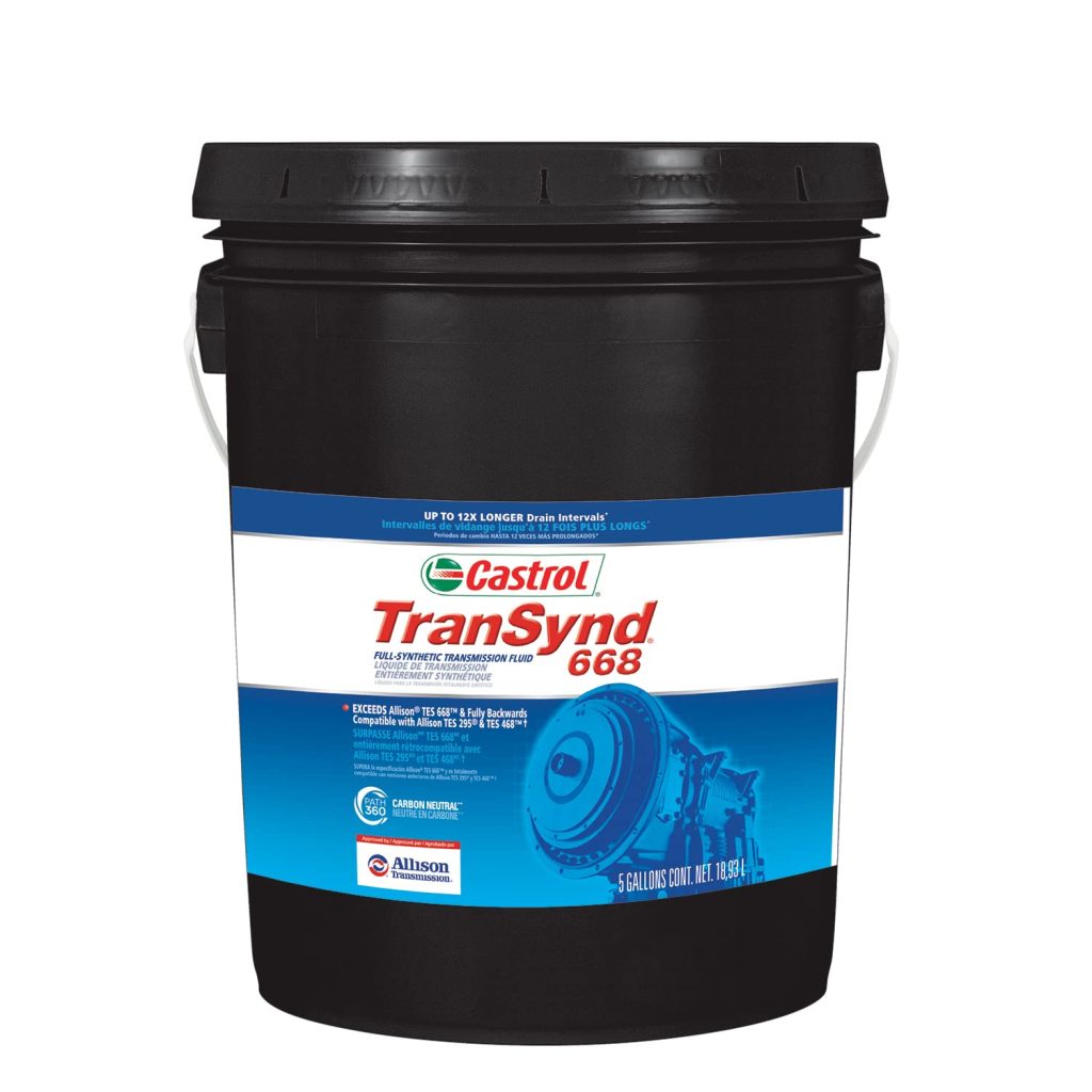 Castrol TranSynd 668 Full-Synthetic Auto Transmission Fluid, 5 Gallon Pail