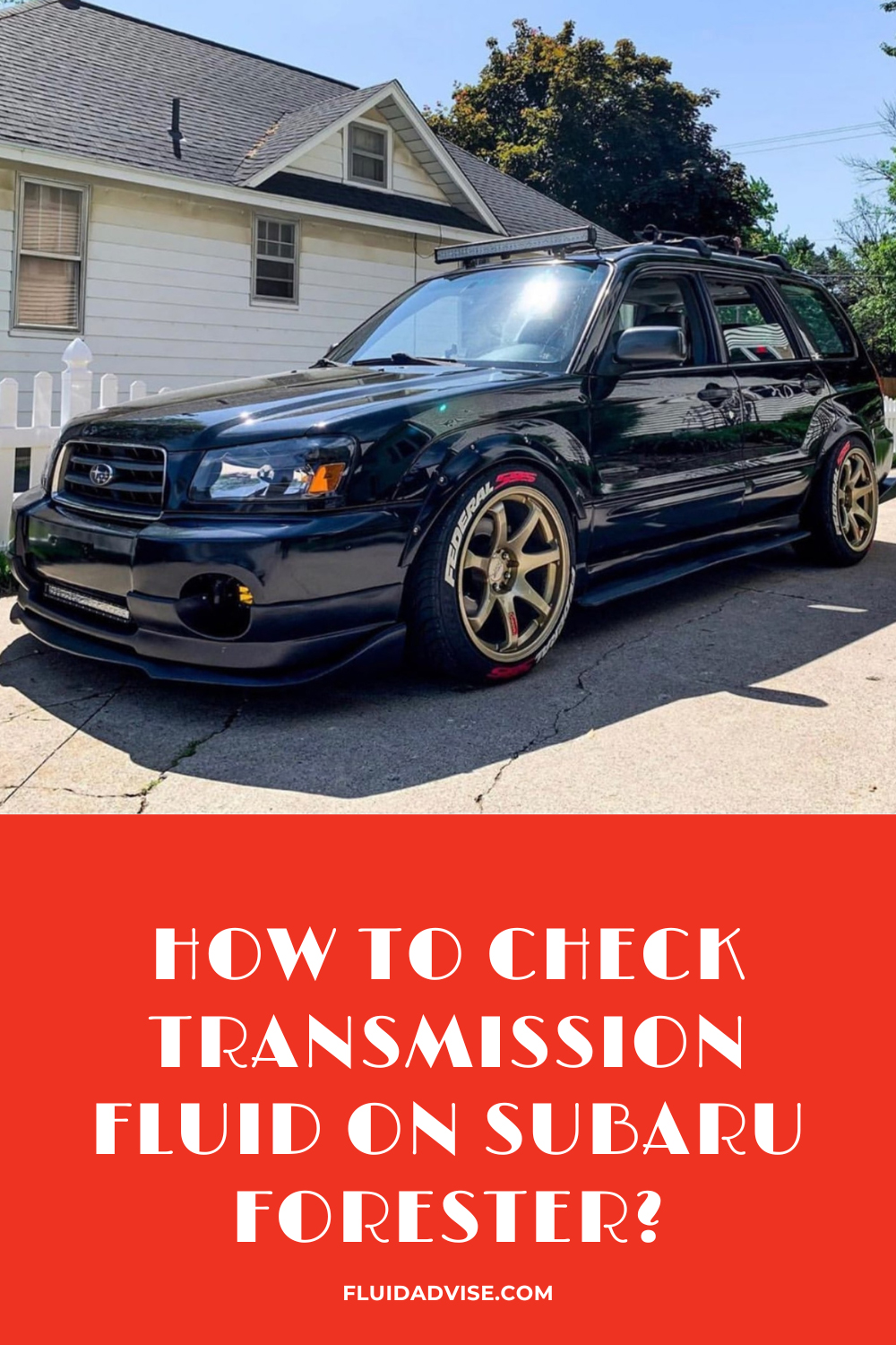 Checking Transmission Fluid on Subaru Forester