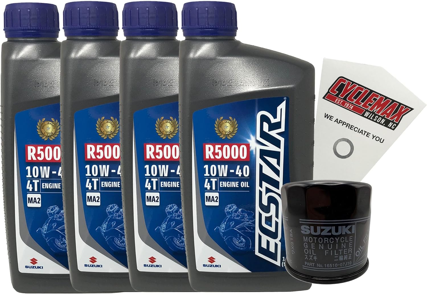 Cyclemax Standard Oil Change Kit compatible with 2022-2023 Suzuki GSX1300R Hayabusa