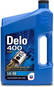 Delo 400 SAE 40 Motor Oil 1 Gallon Jug, Best Engine Oil for Dominar 400