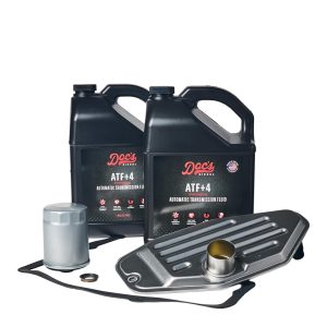 Doc’s Diesel ATF 4 Full Synthetic Transmission Fluid with Filters | Complete Service Kit for Dodge RAM 6.7L Cummins 68RFE 2007.5-2024 (4WD), Best Transmission Fluid for Ram 3500