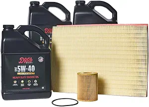Doc's Diesel Sprinter Full Oil Change Kit DDOCK-031 fits Mercedes-Benz Sprinter OM642 3.0L V6 CDI | Includes Engine Air Filter + Oil Filter + 3QT 5W-40 Full Synthetic Oil