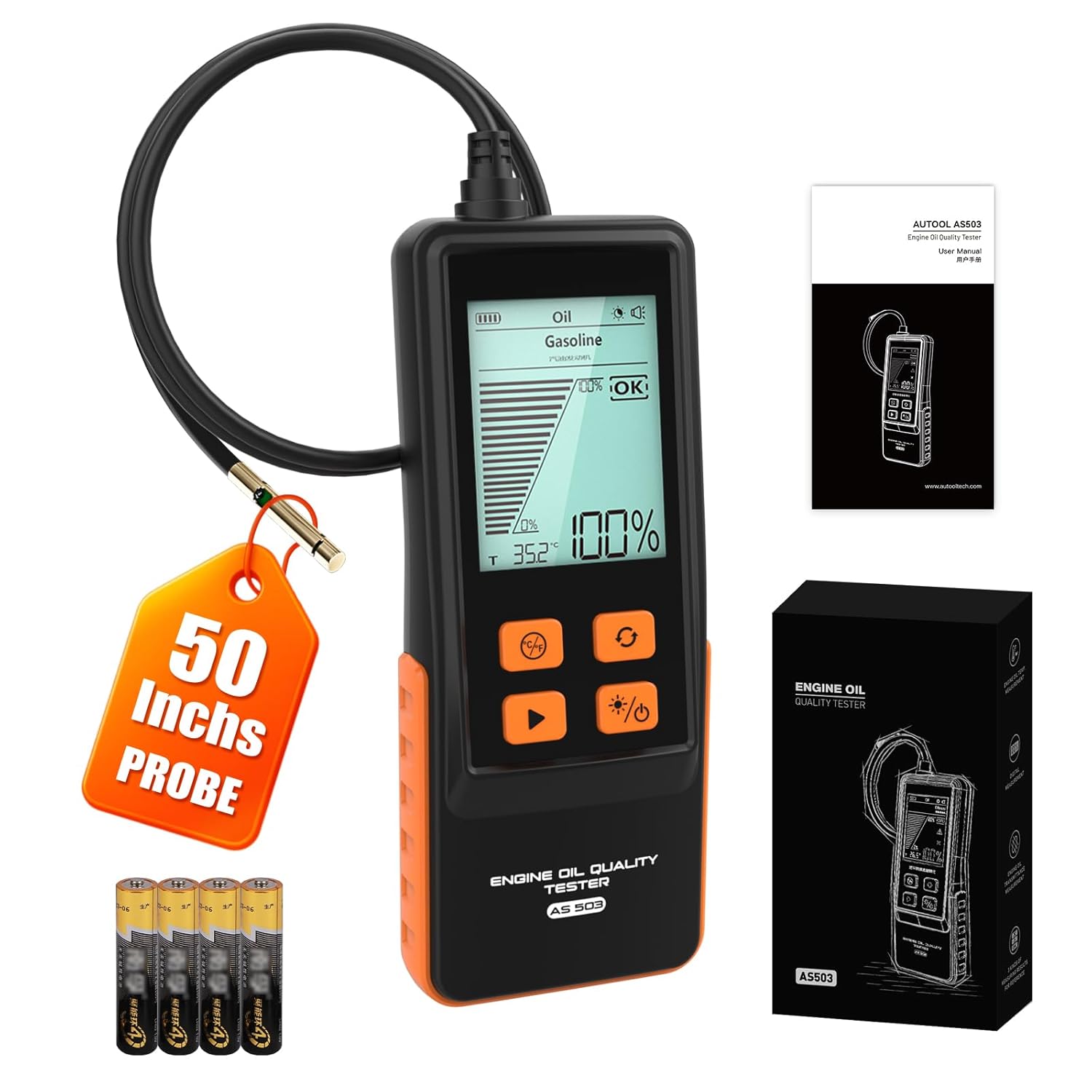 Engine Oil Tester, Gasoline & Diesel Engine Oil Quality Tester