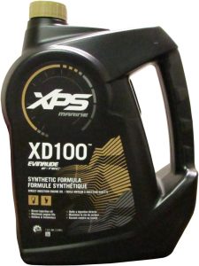 Evinrude XPS Marine XD100 E-TEC Synthetic Formula, Direct Injection Engine Oil, 1 Gallon Jug, Best Oil for Direct Injection Engines