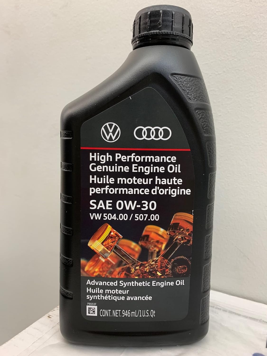 GENUINE Volkswagen High Performance Genuine Engine Oil SAE 0W-30 VW 504.00/507.00