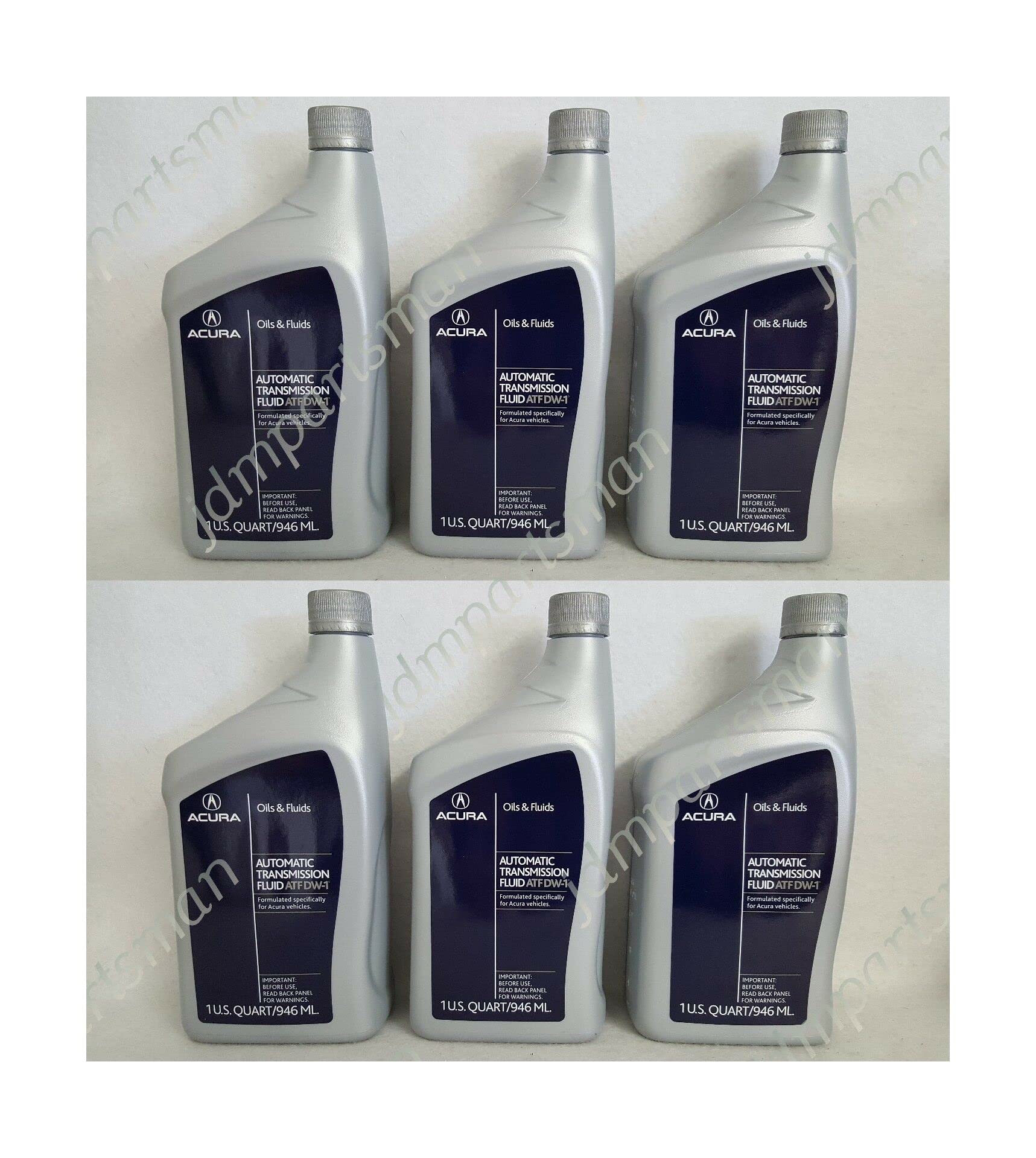 Genuine AAcura ATF DW-1 Automatic Transmission Fluid (Pack of 6) HHonda & AAcura 082009008A / 082009008A