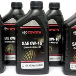 Genuine Genuine Toyota 0W16 Synthetic Oil 1qt 00279-16QTE, Best Engine Oil for Toyota