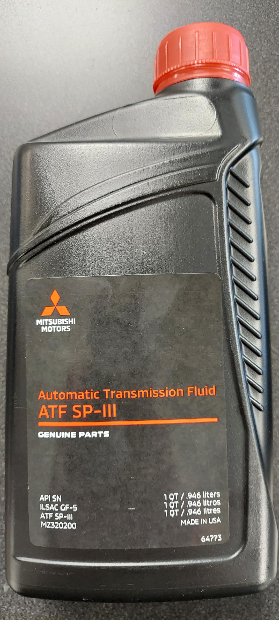 Genuine Mitsubishi Diaqueen SPIII SP3 Transmission Fluid - 1 case (12 quarts) - MZ320200 Mirage Montero Montero Sport Expo LRV 3000GT Pickup with Automatic Transmission