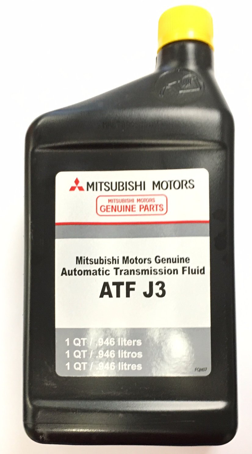 Genuine Mitsubishi J3 MZ320286 Automatic Transmission Fluid - 4 Quarts - Outlander 3.0L V6 Engine with 6 Speed Automatic Transmission 2010 2011 2012 2013 2014 2015 2016 2017 2018 2019 ONLY