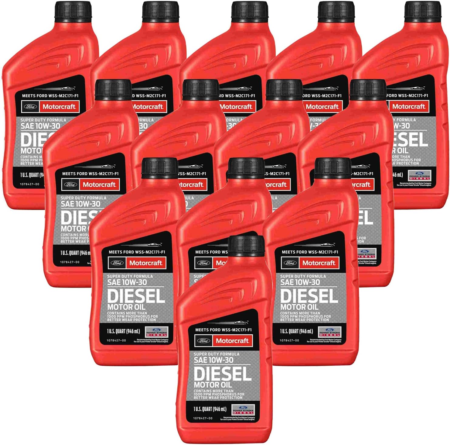 Genuine OEM Super Duty Diesel Motor Oil - (SAE 10W-30) (13 Quart)