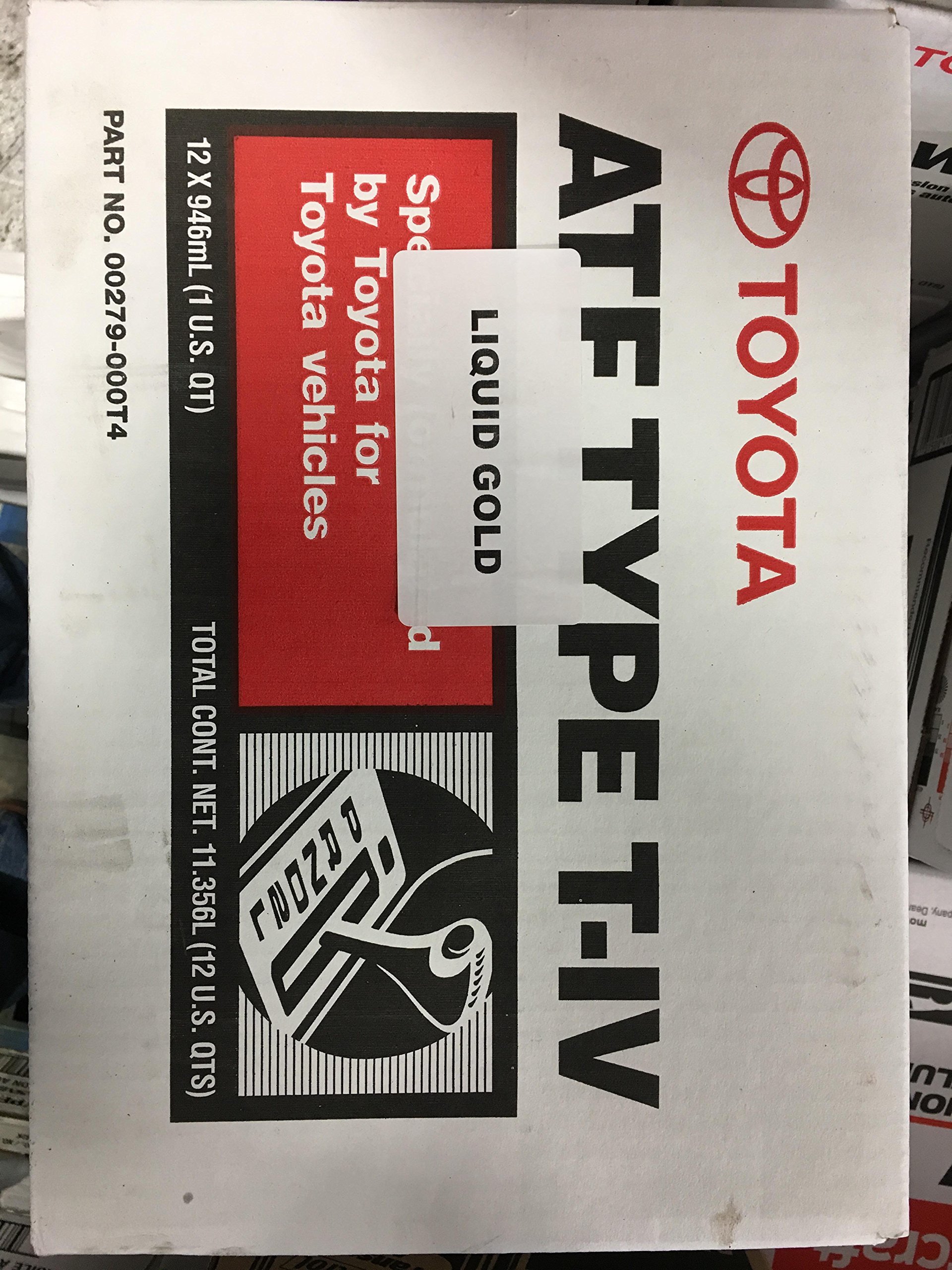 Genuine Toyota Lexus ATF Type T-IV Automatic Transmission Fluid OEM 12 Quart Type-4 ATF