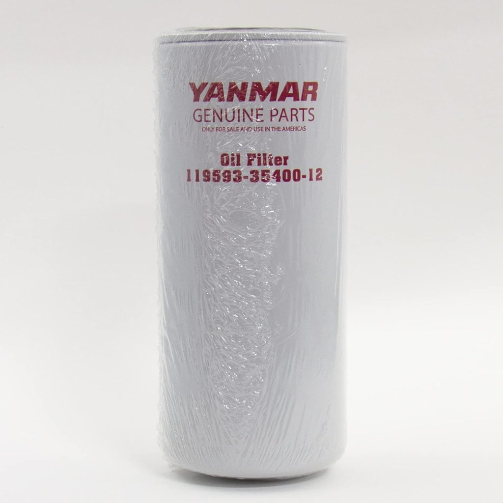 Genuine Yanmar 119593-35400-12 Oil Filter for 6LY2 and 6LY3 Marine Engines (Bypass)