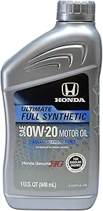 Honda 08798-9137 Ultimate Full Synthetic SAE 0W-20 Motor Oil (1 Quart) (6)