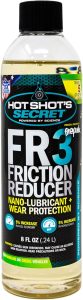 Hot Shot's Secret Friction Reducer FR3 8 oz – Treats 5 Quarts of Oil – Synthetic Oil Additive, Reduces Friction, Protects Engine, Improves Performance and Fuel Economy for Gas & Diesel Engines