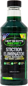 Hot Shot’s Secret Original Stiction Eliminator 32 oz – Treats 16 Quarts of Oil – Oil Additive for Gas & Diesel Engines, Reduces Wear, Restores Power, Protects Injectors, Eliminates Injector Stiction