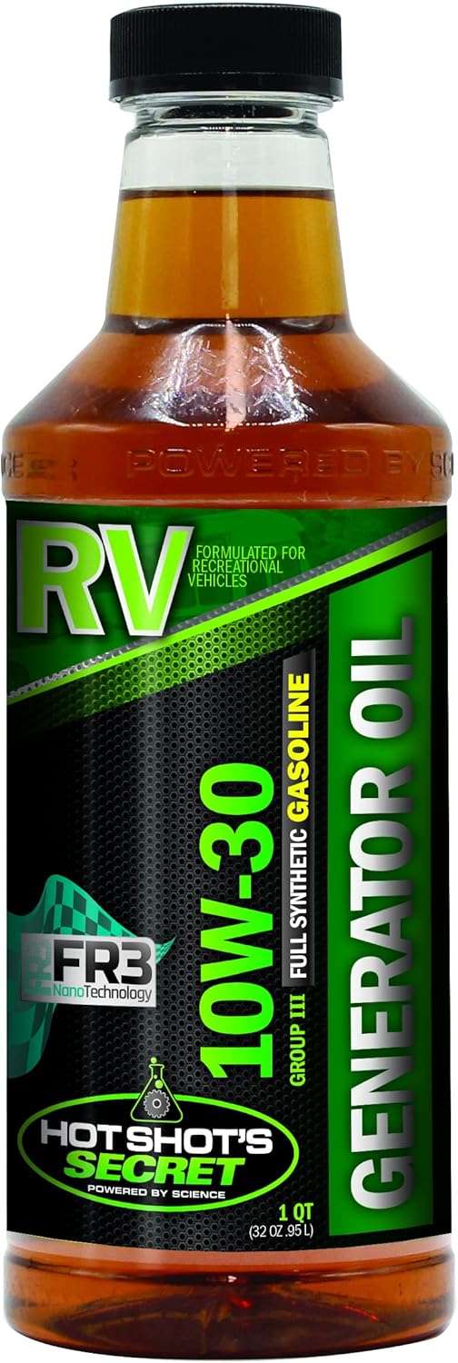 Hot Shot’s Secret RV Gas Generator Oil 10W-30