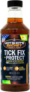 Hot Shot’s Secret Tick Fix + Protect 32 fl oz, Best Oil to Quiet Engine Noise
