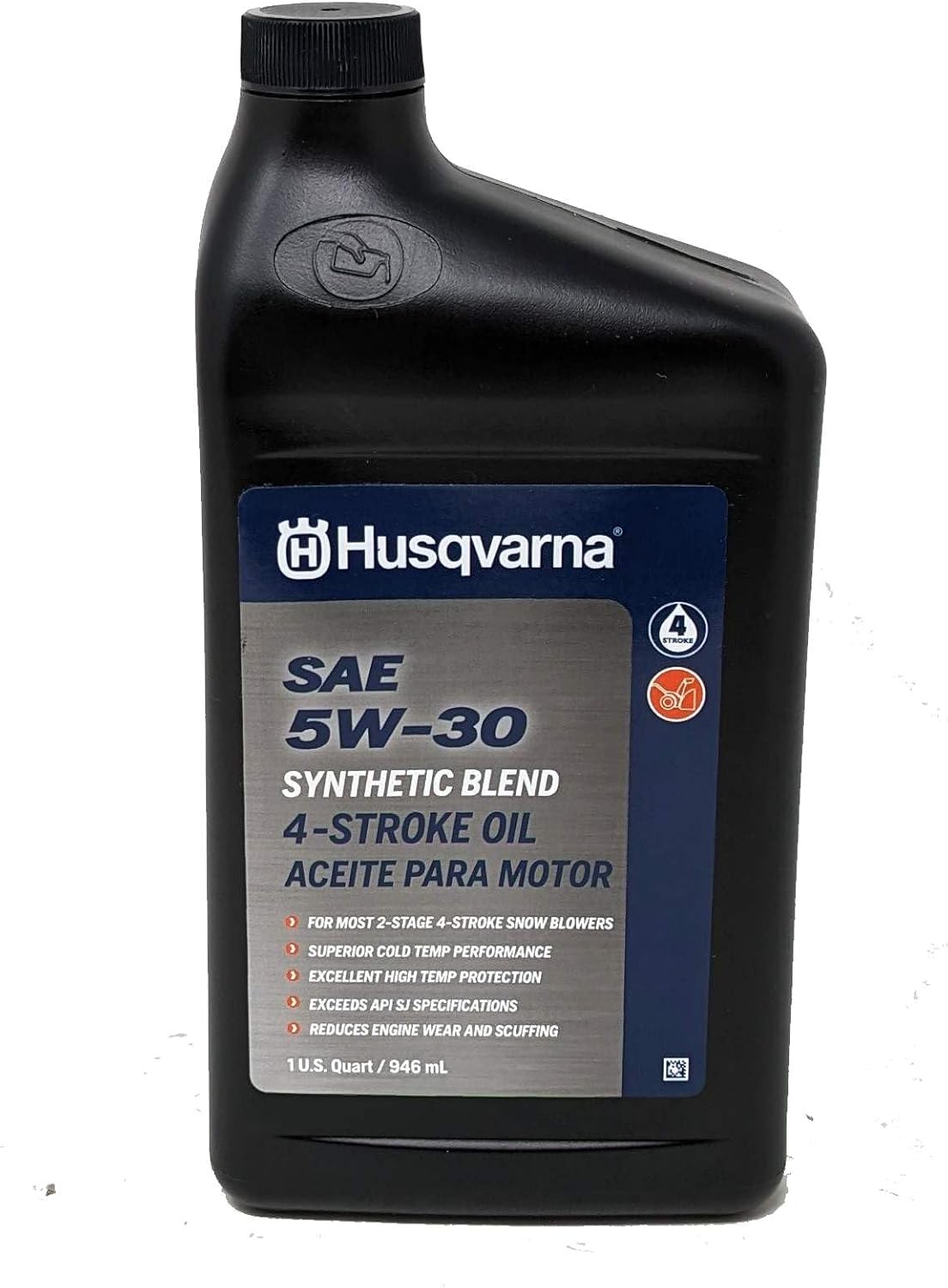 Husqvarna 32-oz 4-Cycle 5W-30 Synthetic Blend Engine Oil 593153504