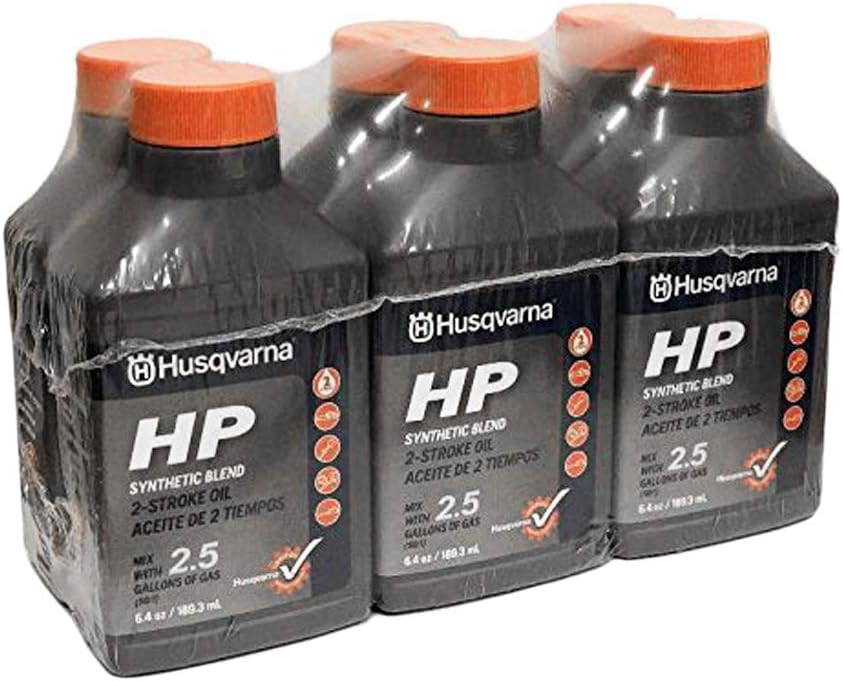 Husqvarna HP 2 Stroke Oil 6.4 Bottle 6-Pack 593152603