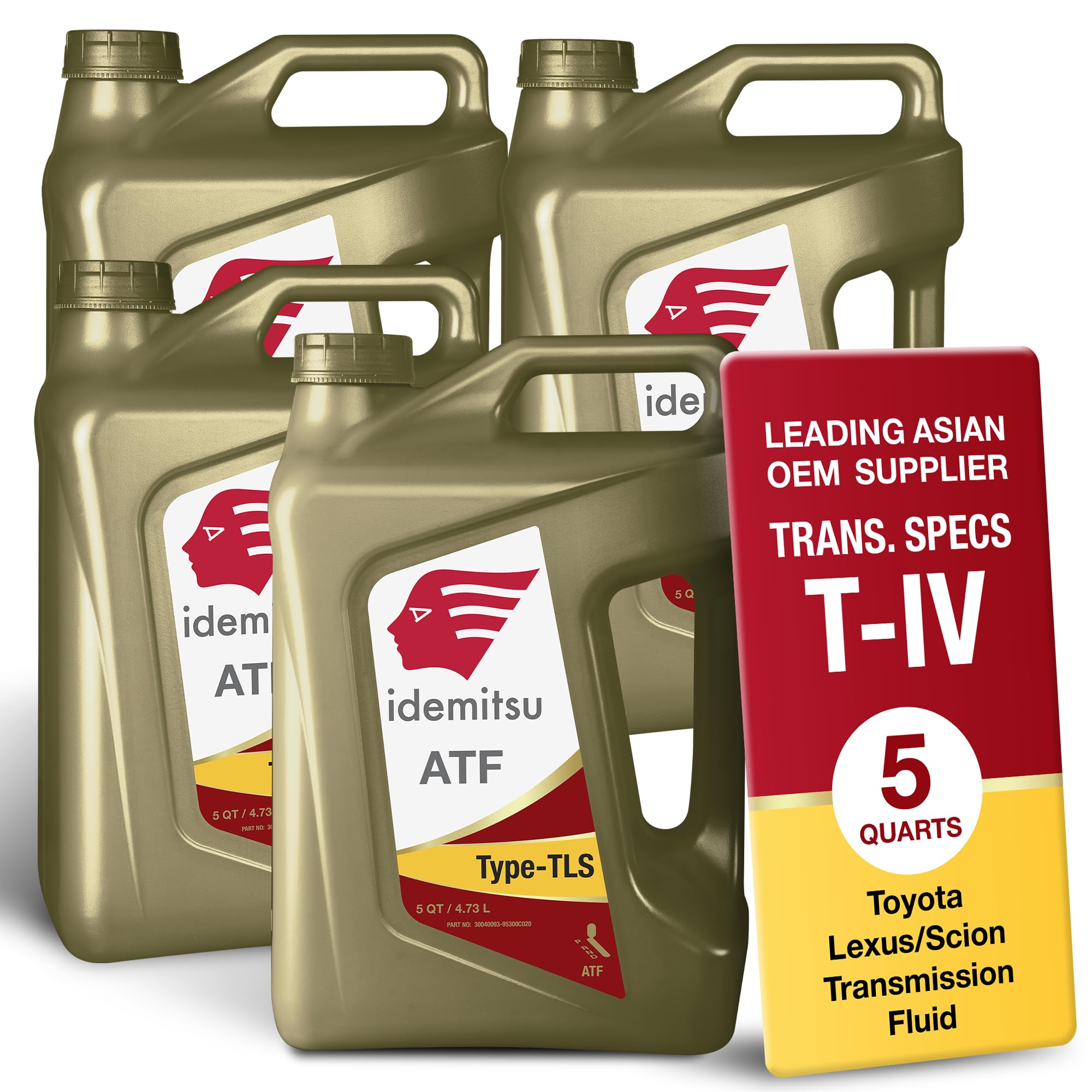 Idemitsu ATF Type TLS (T-IV) Transmission Fluid – 5 Qt, Case of 4