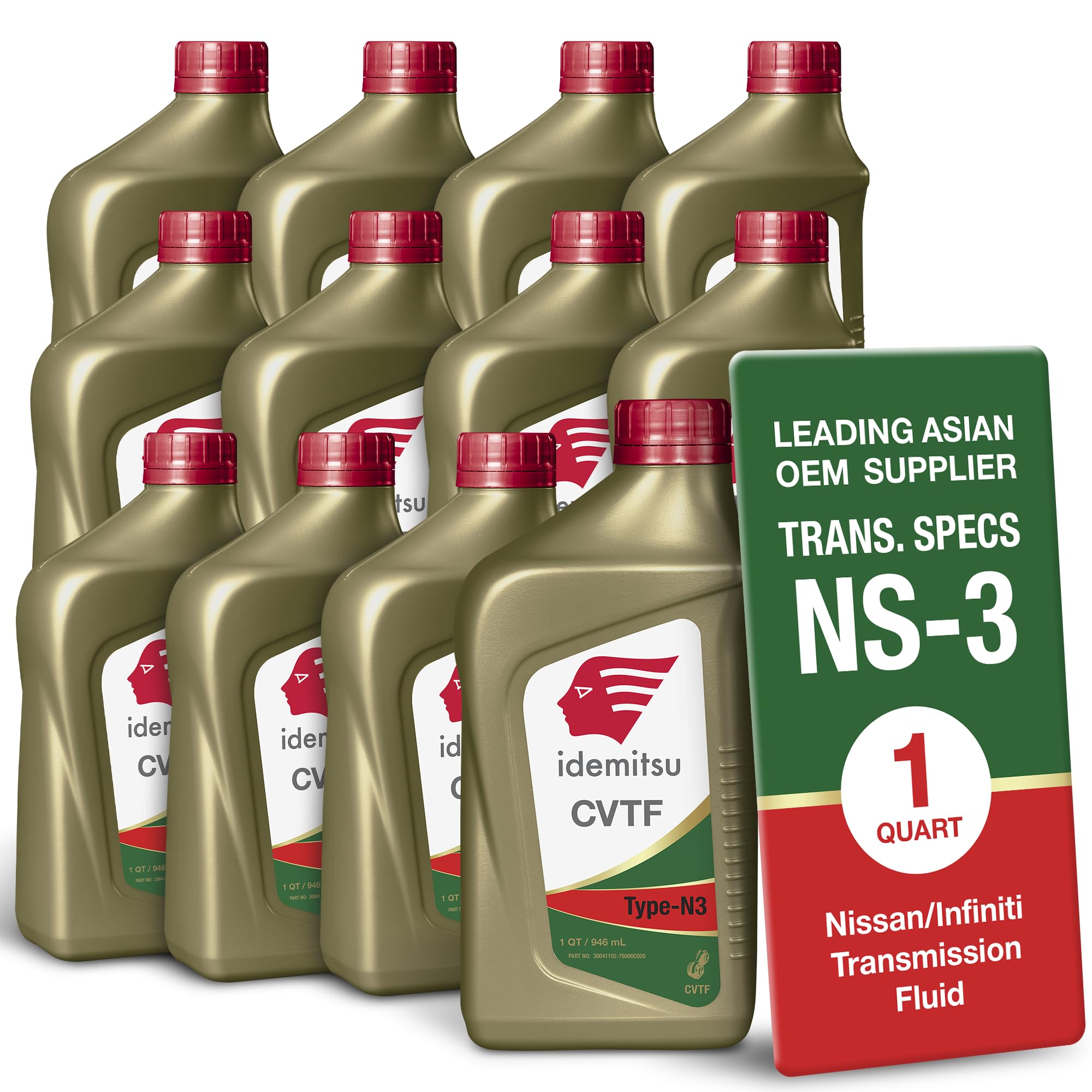 Idemitsu CVT Type N3 (NS-3) Transmission Fluid – 1 Qt, Case of 12