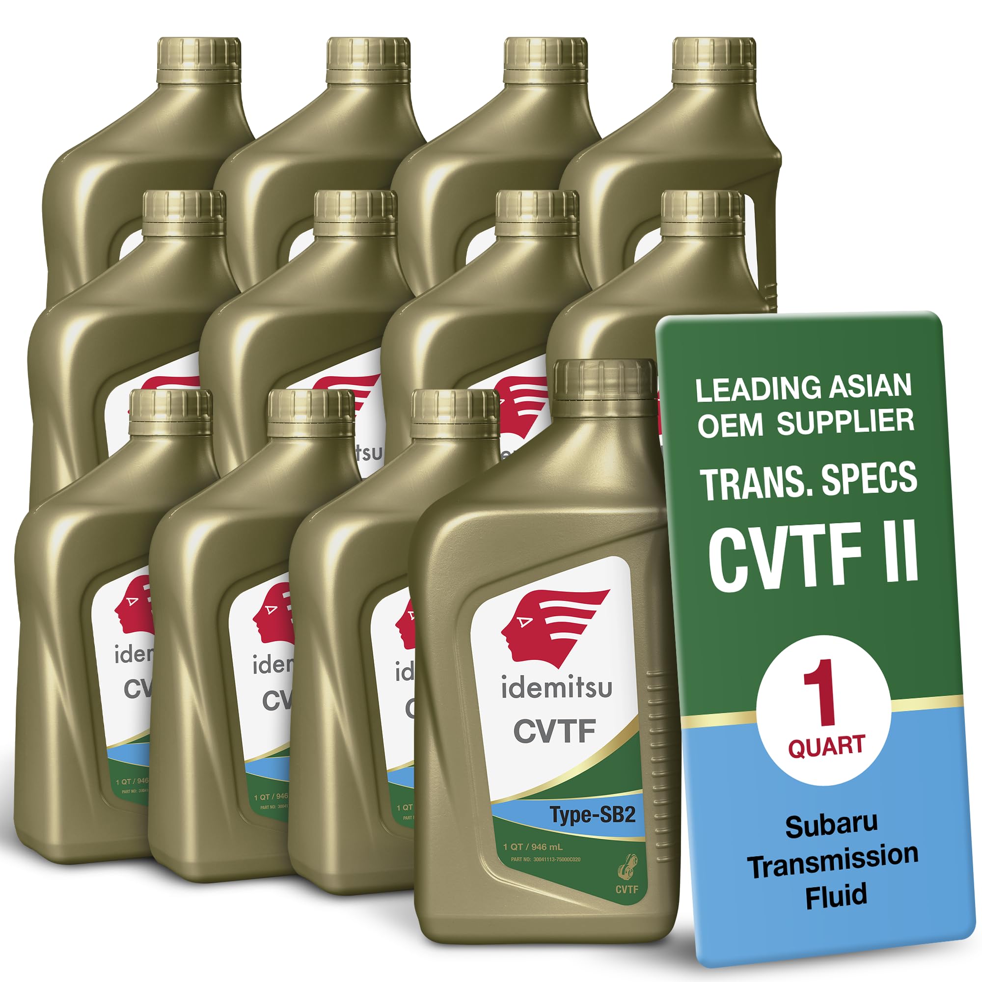 Idemitsu CVT Type SB2 Transmission Fluid for Subaru – 1 Qt, Case of 12