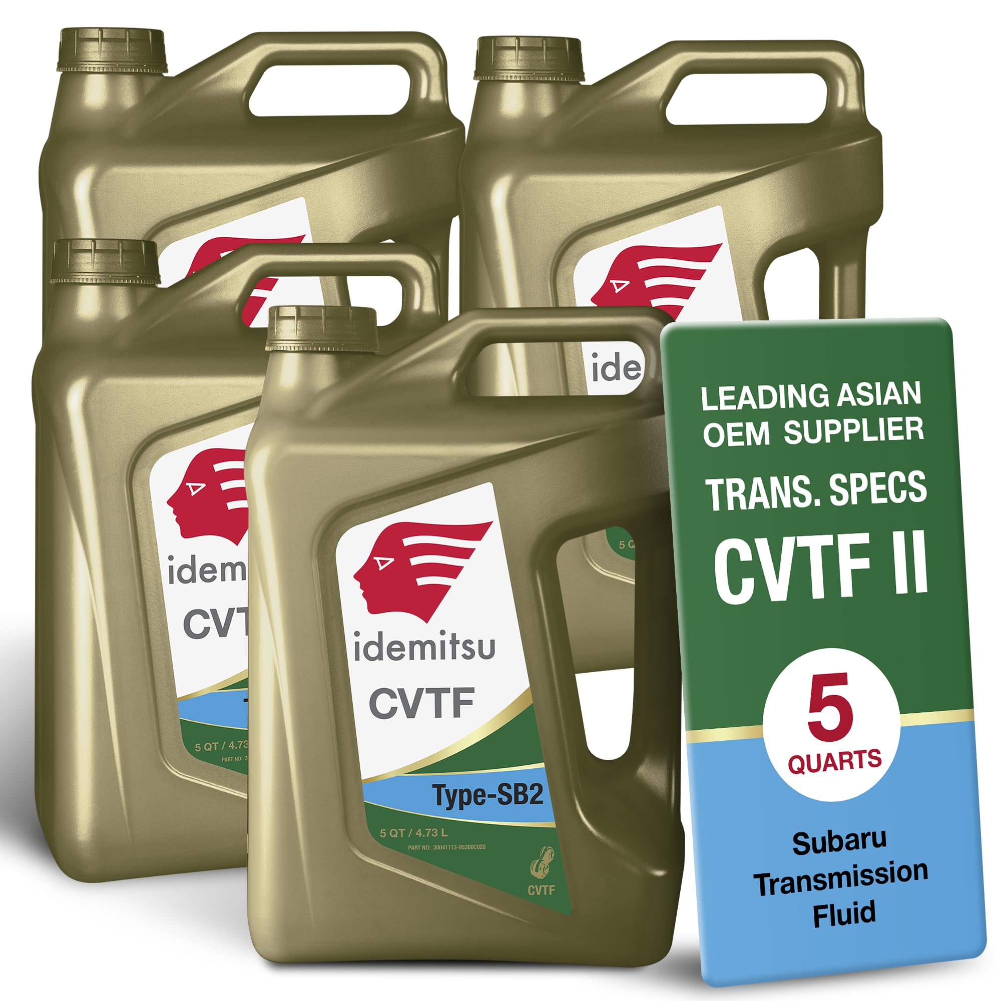 Idemitsu CVT Type SB2 Transmission Fluid for Subaru – 5 Qt, Case of 4