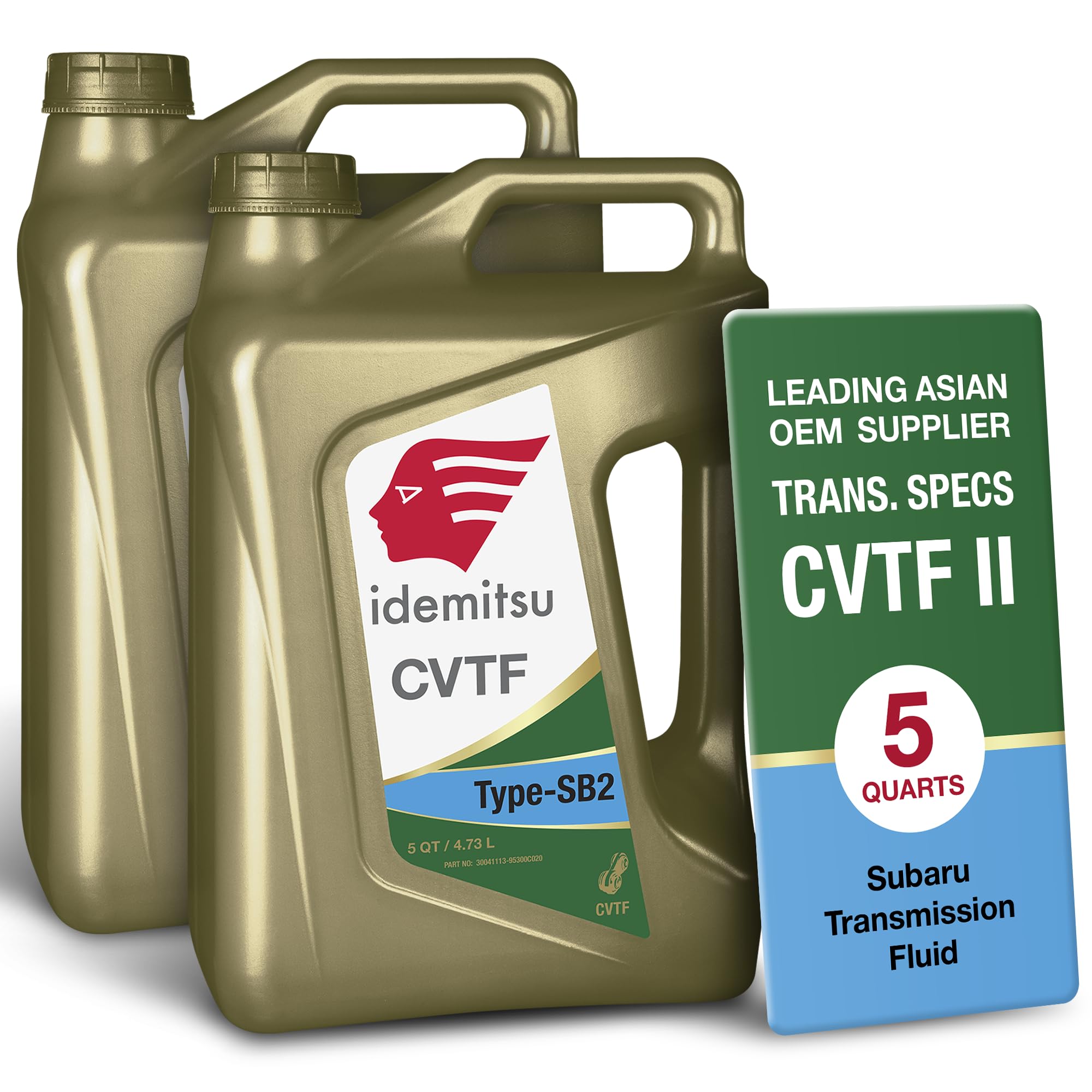 Idemitsu CVT Type SB2 Transmission Fluid for Subaru – 5 Qt, Pack of 2