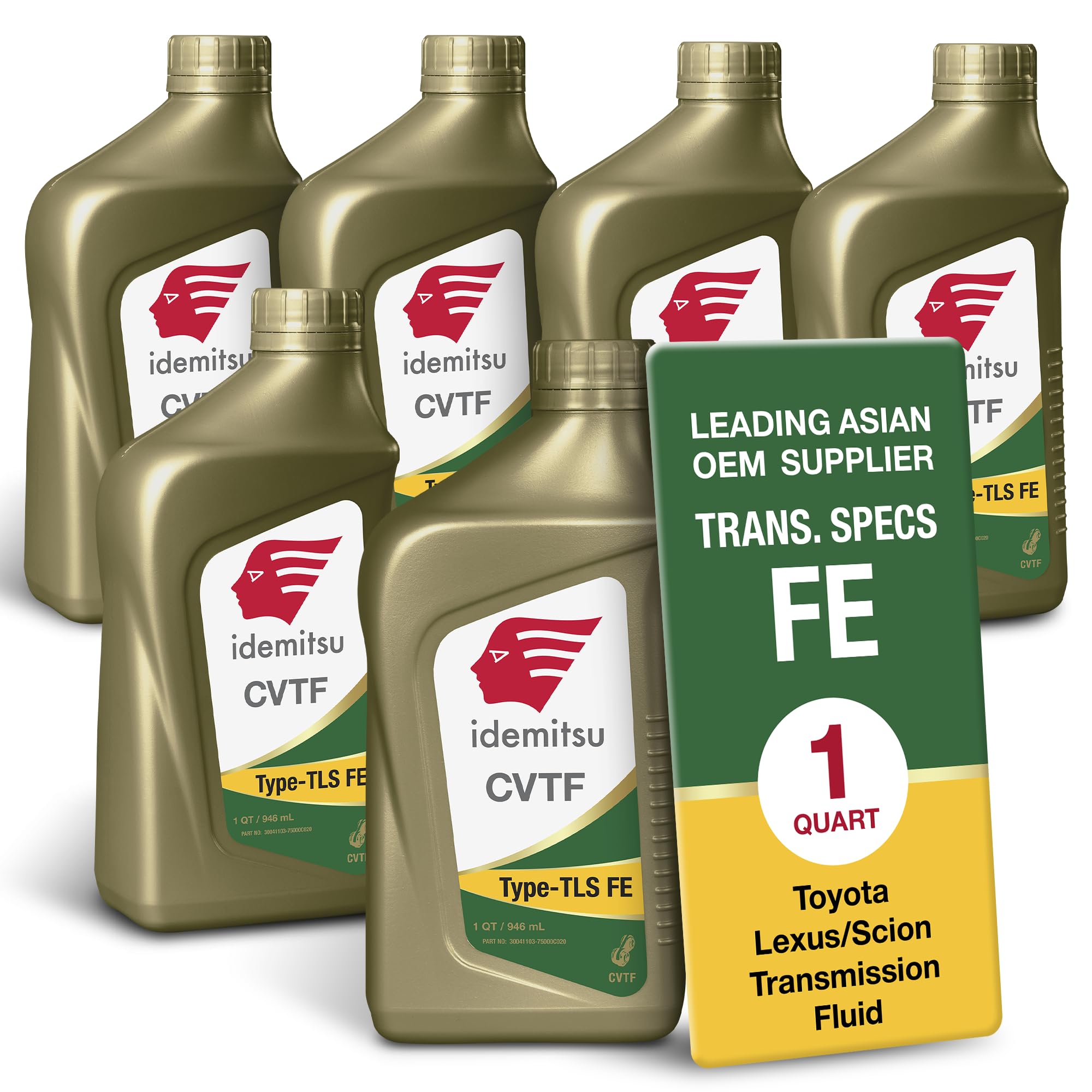 Idemitsu CVT Type TLS FE Transmission Fluid – 1 Qt, 6 Pack