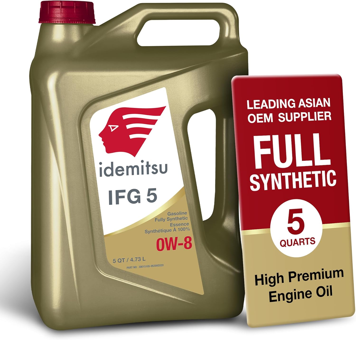 Idemitsu IFG 5 0W-8 Fully Synthetic Engine Oil (5 Quart)