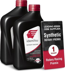 Idemitsu Synthetic Blend Racing Rotary Premix – 1 Quart, Pack of 2 | Best Oil for Rotary Engine