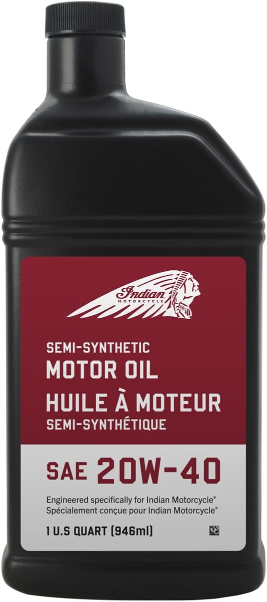Indian Motorcycle Oil 20W-40 Semi-Synthetic