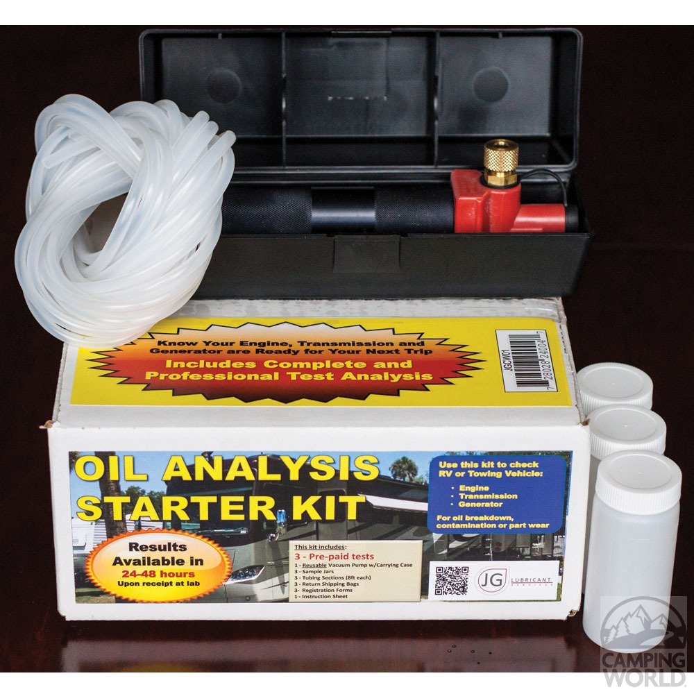 JG Lubricants Oil Analysis Kit