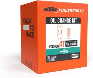 KTM/Motorex Oil Change kit for 250/390 engines, Best Engine Oil for KTM 390 Adventure