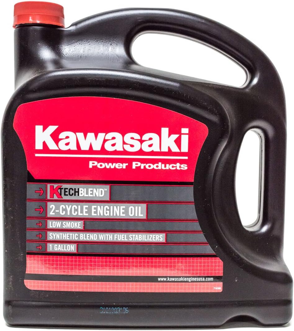 Kawasaki Genuine 1 Gallon OEM 2-Cycle K-Tech Engine Oil / 99969-6086