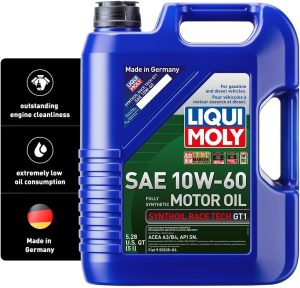 LIQUI MOLY Synthoil Race Tech GT1 SAE 10W-60 | Best 0W-60 Engine Oil