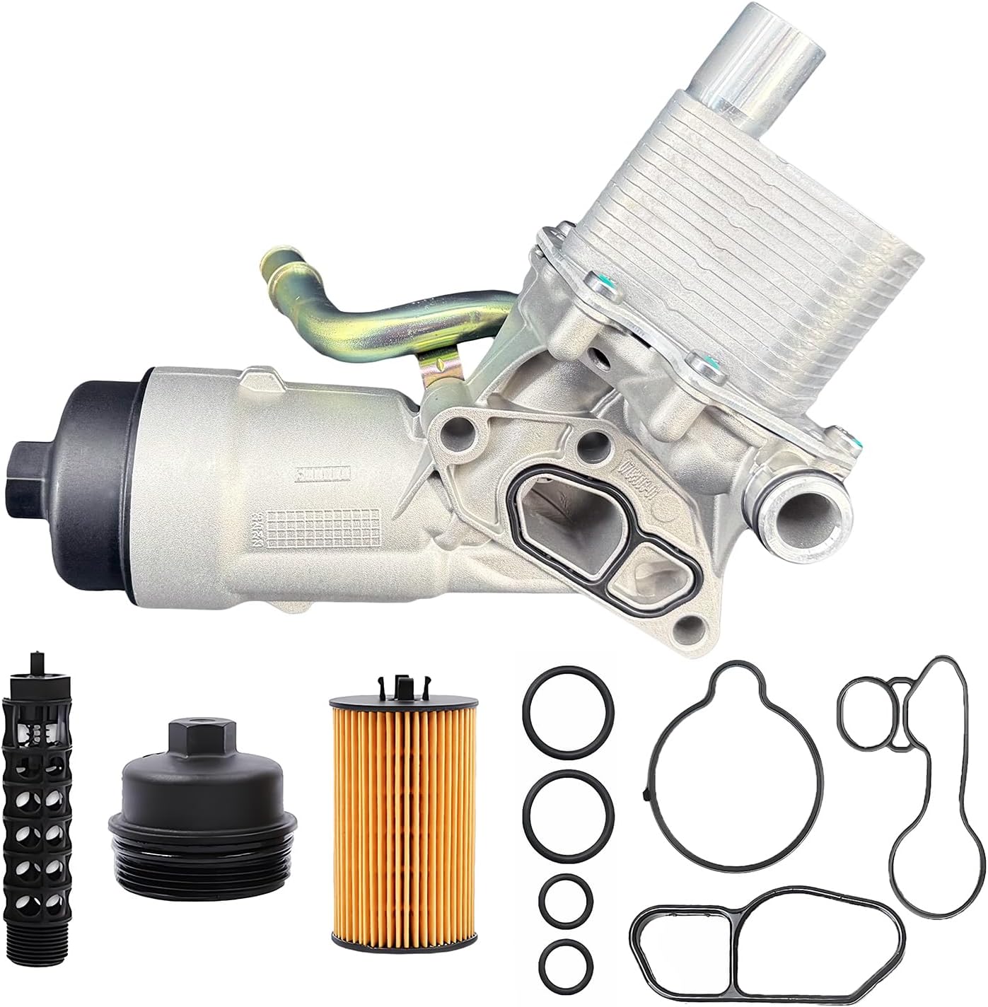 LSHDLAM Oil Filter Housing Assembly for Chevy Cruze Sonic Trax Buick Encore 1.4L Turbo 2011-2021, Engine Oil Cooler Housing Replace 55565388 55566784 918-428 88179-91400