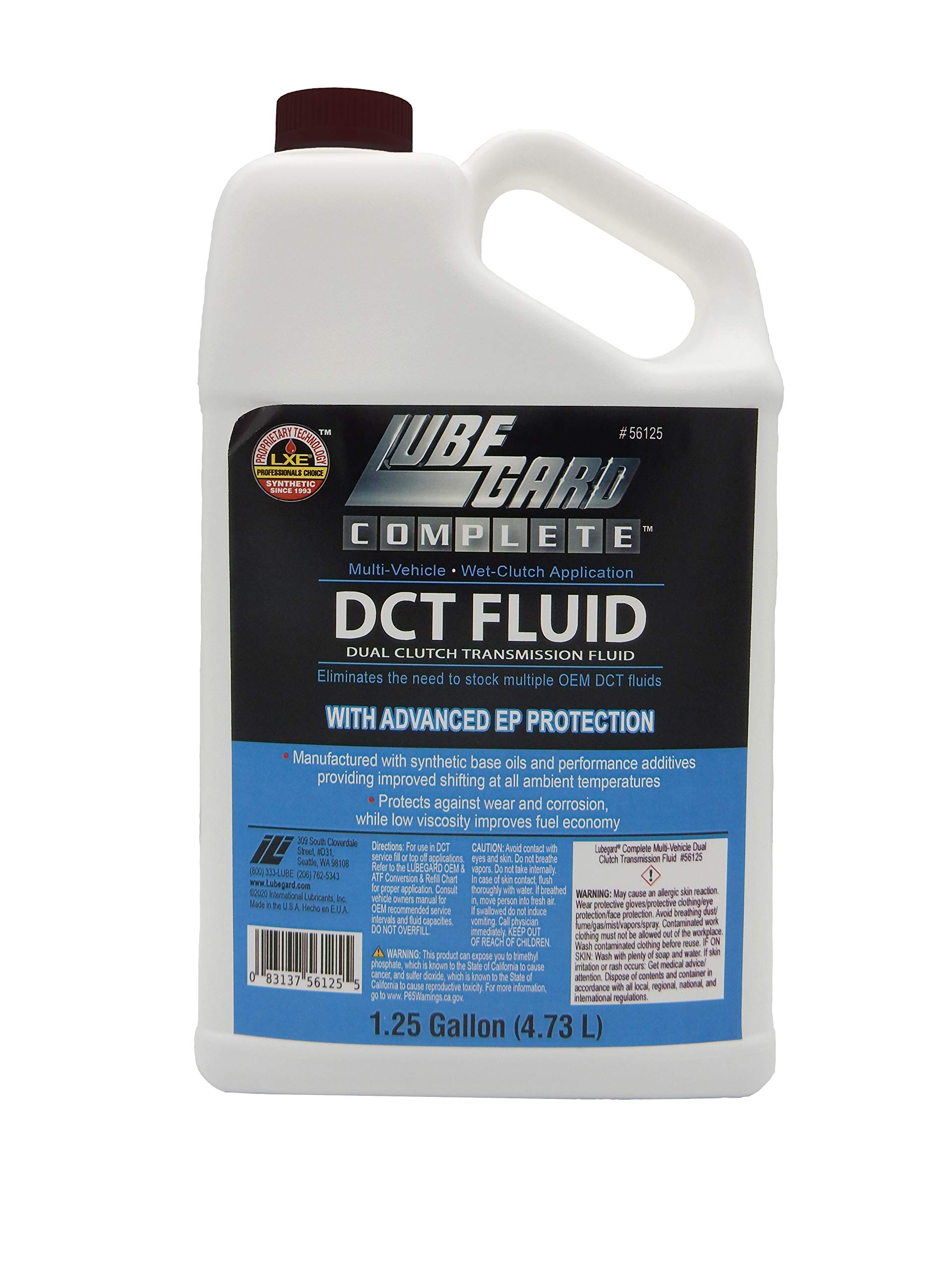 Lubegard 56125 Complete Multi-Vehicle DCT Transmission Fluid, 1.25 Gallon
