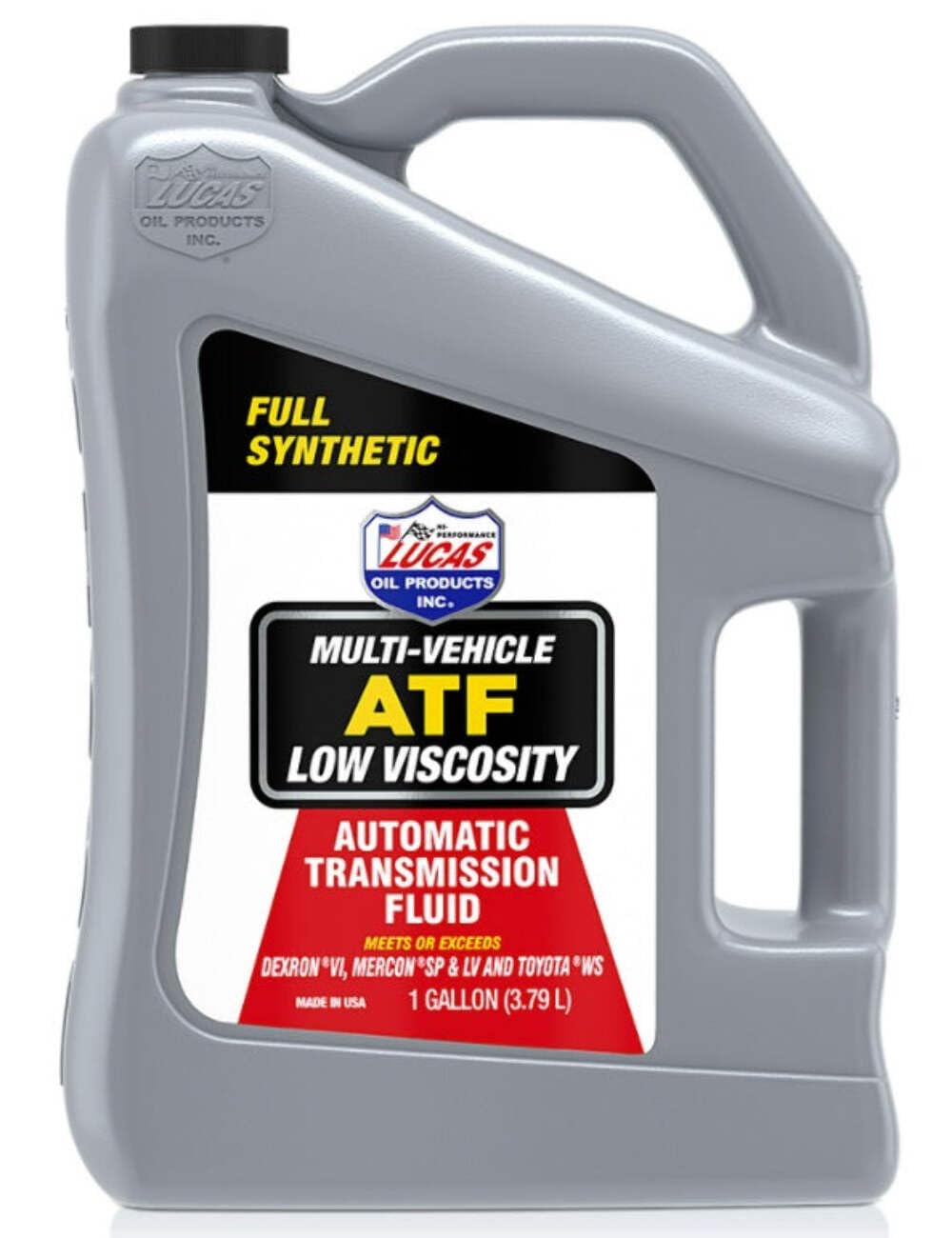 Lucas Oil 11256 Low Viscosity Synthetic Multi-Vehicle Automatic Transmission Fluid, 1 Gallon (Pack of 1)