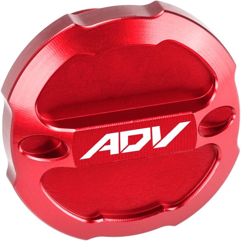 MOHACNC Motorcycle Engine Oil Fill Cup Cover For ADV160 2021-2026 ADV150 2020-2023 ADV350 2022-2024 M20x2.5 Thread Lightweight Aluminum Multiple Colors adv 150 350 160 Accessories (Red)