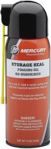 Mercury 858081K03 Storage Seal Fogging Oil for 2-Stroke and 4-Stroke Gas Engines, 12 oz Spray Can