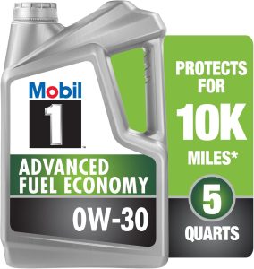 Mobil 1 Advanced Fuel Economy Full Synthetic Motor Oil 0W-30, Best 0W30 Engine Oil