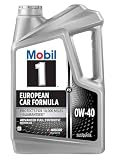 Mobil 1 European Car Formula Full Synthetic Motor Oil 0W-40